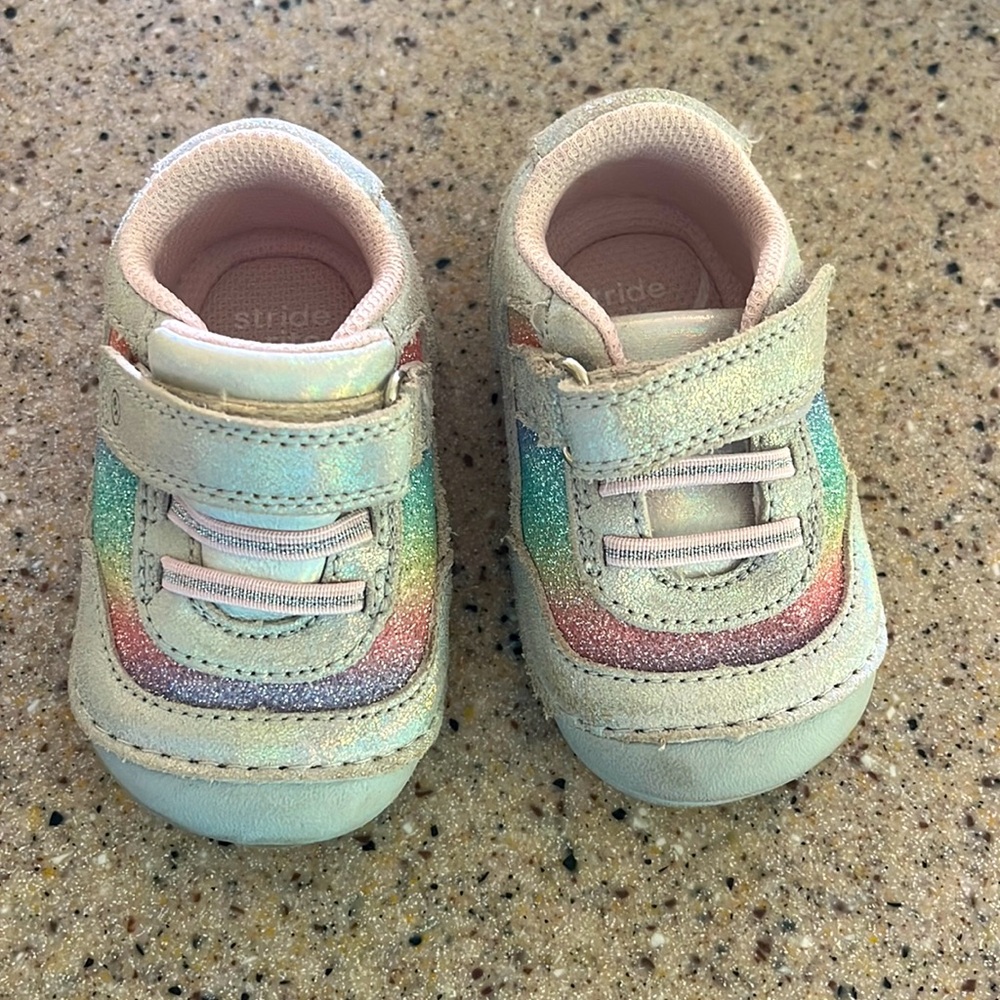 Stride Rite Rainbow Glitter Sneakers
